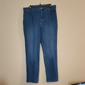 Gloria Vanderbilt Straight Leg Blue Jeans 16